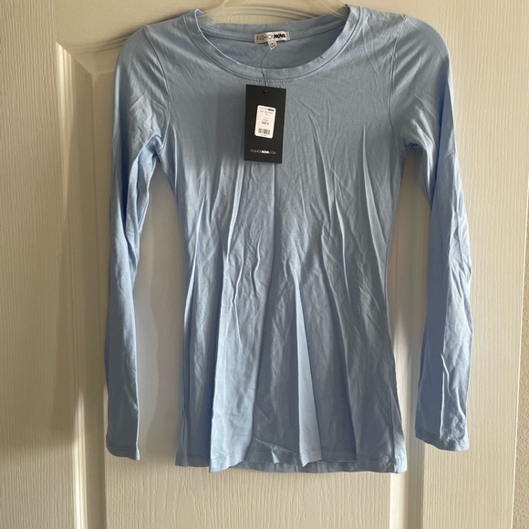Julia Long Sleeve Top - Light Blue - Picture 4 of 7